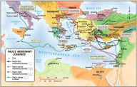 Paul's Missionary Journeys Map Broadman & Holman Publishers Created by