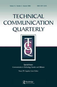 Communication in Technology Transfer and Diffusion - Taylor and Francis
