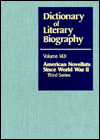 Dictionary of Literary Biography: American Novelists Since WW II