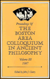 Proceedings of the Boston Area Colloquium in Ancient Philosophy: v.3