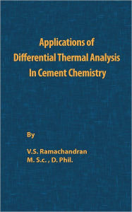 Application of Differential Thermal Analysis in Cement Chemistry V. S. Ramachandran Author
