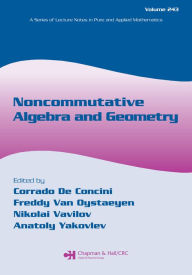 Noncommutative Algebra and Geometry Corrado De Concini Editor