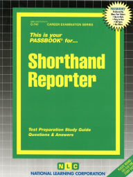 Shorthand Reporter National Learning Corporation Author