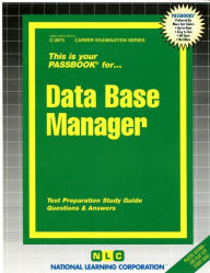 Data Base Manager National Learning Corporation Author
