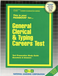 General Clerical and Typing Careers Test National Learning Corporation Author