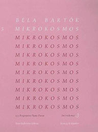 Mikrokosmos Volume 3 (Pink): Piano Solo Bela Bartok Composer