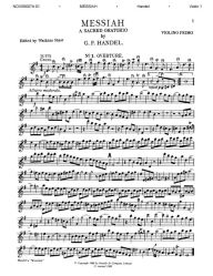 Messiah: First Violin Part - George Friedrich Handel