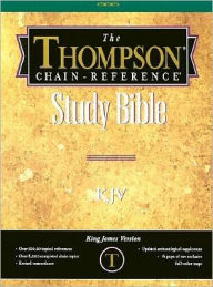 Thompson Chain-Reference Study Bible: King James Version (KJV), burgundy genuine leather, gold-edged, side-referenced, concordance, words of Christ in red - Kirkbride Bible & Technology