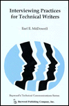 Interviewing Practices for Technical Writers - Earl E McDowell