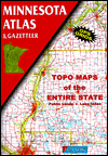 Minnesota Atlas and Gazetteer: Road and Topo Maps of the Entire State - David Delorme
