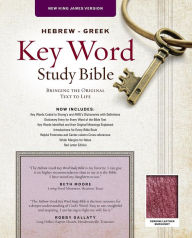 The Hebrew-Greek Key Word Study Bible: NKJV Edition, Burgundy Genuine Leather AMG Publishers Editor
