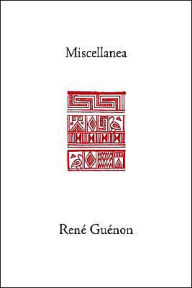 Miscellanea Rene Guenon Author