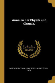 Annalen der Physik und Chemie by Deutsche Physikalische Gesellschaft (189 Paperback | Indigo Chapters