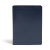 KJV Study Bible, Full-Color, Navy LeatherTouch, Indexed (Leather / fine binding)