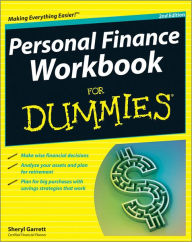 Personal Finance Workbook For Dummies Sheryl Garrett Author