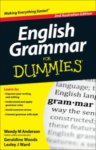 English Grammar For Dummies Wendy M. Anderson Author