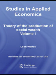 Studies in Applied Economics Léon Walras Author