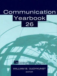 Communication Yearbook 26 William B. Gudykunst Editor