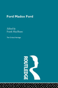 Ford Maddox Ford Frank MacShane Editor