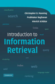 Introduction to Information Retrieval Christopher D. Manning Author
