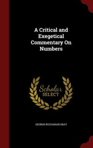 A Critical and Exegetical Commentary On Numbers - George Buchanan Gray