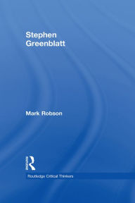 Stephen Greenblatt Mark Robson Author