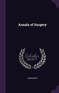 Annals of Surgery - Anonymous