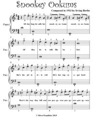 Snookey Ookums Easiest Piano Sheet Music - Irving Berlin