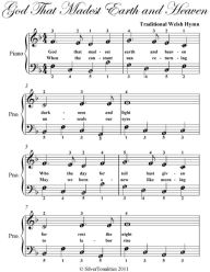 God That Madest Earth and Heaven - Easy Piano Sheet Music - Silver Tonalities