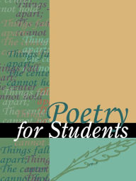 Poetry for Students - Gale Editor
