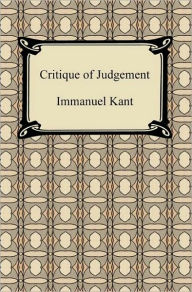 Critique of Judgement Immanuel Kant Author