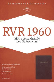 RVR 1960 Biblia Letra Grande con Referencias, borgona imitacion piel - B&H Espanol Editorial Staff