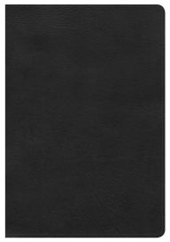 KJV Giant Print Reference Bible, Black LeatherTouch, Indexed - Holman Bible Staff