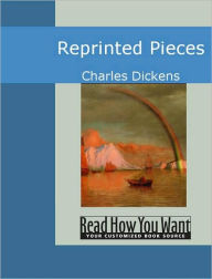 Reprinted Pieces Charles Dickens Author