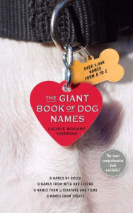 The Giant Book of Dog Names Laurie Bogart Morrow Author