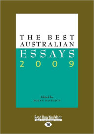 The Best Australian Essays 2009 (Large Print 16pt) - Robyn Davidson