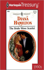 THE BRIDE WORE SCARLET Diana Hamilton Author