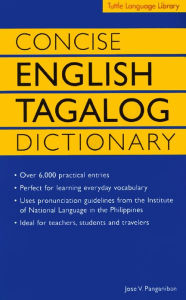 Concise English Tagalog Dictionary Jose Villa Panganiban Author