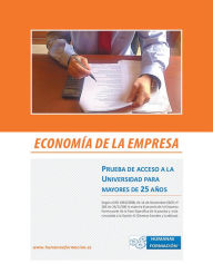 Economía de la Empresa: Prueba de acceso a la Universidad para mayores de 25 años - Laura Risco Garcia