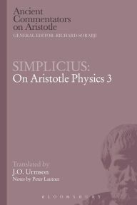 Simplicius: On Aristotle Physics 3 Simplicius Author