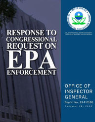 Response to Congressional Request on EPA Enforcement U.S. Environmental Protection Agency Author