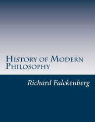 History of Modern Philosophy Richard Falckenberg Author