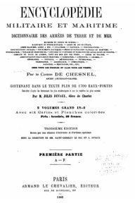 Encyclopédie militaire et maritime Dictionnaire des armées de terre et de mer - A-F Jules Duvaux Author