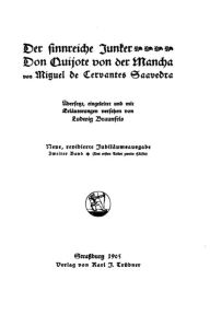 Der sinnreiche Junker Don Quixote von La Mancha Miguel de Cervantes Saarvedra Author