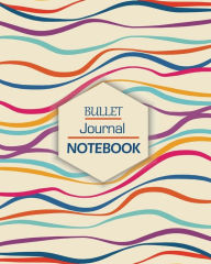 Bullet Journal Notebook: 8 x 10 Creative Waves 150 Pages Dot Grid Layout - Blank Books 'N' Journals