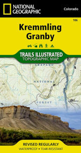 Kremmling Granby Colorado, USA - National Geographic Maps