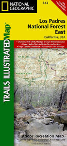 Los Padres National Forest East Map National Geographic Maps Author