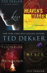 Dekker 4-in-1 Bundle: Black, Showdown, Heaven's Wager & Kiss Ted Dekker Author