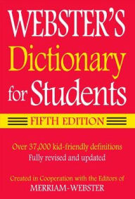 Webster's Dictionary for Students Merriam-Webster Editor