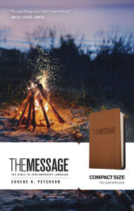 The Message Compact (Leather-Look, Tan) Eugene H. Peterson Translator